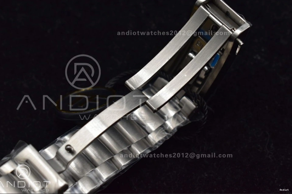 Black TF 6000M SS Dial SS Deep A2824 Blue Bezel Best 1:1 Ceramic Seamaster Bracelet Edition Ultra on 1223